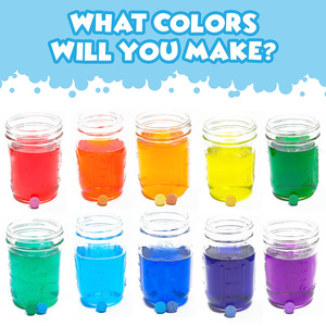Bombes de <span class=keywords><strong>bain</strong></span> moussantes multicolores pour enfants, formule douce naturelle, sans cruauté, sûres pour le <span class=keywords><strong>bain</strong></span> quotidien des enfants - Product Image 3
