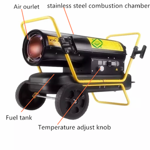 30/50/70/100kw DIESEL nóng hệ thống sưởi ấm công nghiệp cho trang trại Gà Gia cầm Nhà cung cấp tốt - Product Image 2