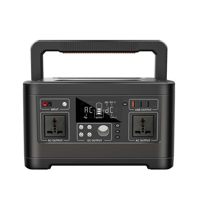 100V 110V 120V 220V 230V AC DC Power Bank 500W 600W AC Portable Power Station Battery Pack Backup for Laptop TV CPAP Camping