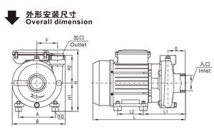 SUOU SP Type T Circulating Pool <b>Pump</b> Corrosion-Resistant Plastic <b>Pump</b> for Clear, <b>Fish</b> & Sea Water Circulation - Product Image 6