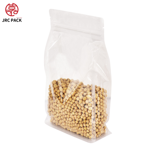 Trong Kho Trong Suốt Dày Tám Bên Con Dấu Phẳng Dưới Nắp Kéo Dây Kéo Bao Bì Túi Hạt Snack Thực Phẩm Cấp Lưu Trữ Túi - Product Image 4