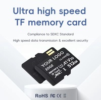 Tarjetas de Memoria SD Personalizadas con su Logotipo, 256GB 512GB, Confiables y Duraderas para Cámaras de Coche y Grabación de Video 4K
