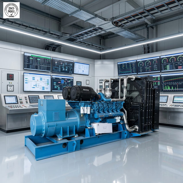 Industrie Diesel Generator 1000-1200kW Big Silent Generator with Auto Start ATS Low Fuel Consumption