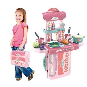 Ensemble de jouets pour maison de jeu pour enfants, jouet interactif parent-enfant, cuisine, jouet de médecin, outils, coiffeuse, valise, cadeau d'anniversaire - Product Image 1
