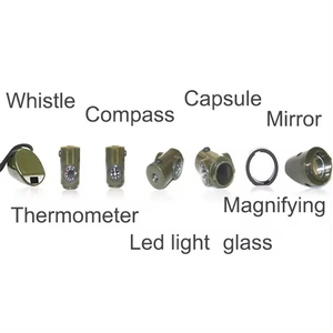 Bán Buôn 7-In-1 Đa Chức Năng Khẩn Cấp Cứu Hộ Kit Biểu Tượng Tùy Chỉnh Acme Còi Pocket Compass Con trỏ Di Động Navigation - Product Image 5