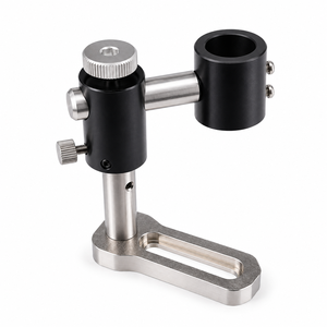 ZhonNa 2-Achsen Optisches Laser-LD-Modul Stativ M6-Schraube Feste Eisenbasis Magnetische Halterung Testanalyse-Instrumententeile Schwarz - Product Image 2