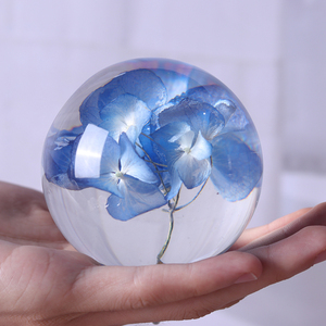 Quả Cầu Nhựa Resin Trong Suốt Hình Hoa Bồ Công Anh Thật Đồ Trang Trí - Product Image 5