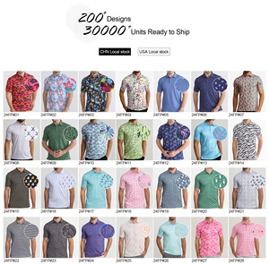 Polo da Golf Sportiva Casual da <span class=keywords><strong>Uomo</strong></span> con Protezione UV SPF50, Design Personalizzato, Stampa <span class=keywords><strong>in</strong></span> Sublimazione su <span class=keywords><strong>Raso</strong></span> di Lusso, Elasticizzata - Product Image 3