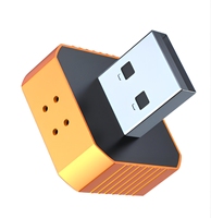 Adaptador Inalámbrico 4 en 1 para CarPlay y Android Auto, Venta al Por Mayor de Fábrica 2026, con Adaptador Naranja