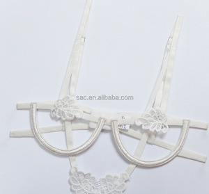 SacKnove S185 Nouvelle lingerie, vendeur de lingerie, dentelle ajourée, une pièce, fleur, extrêmement sexy, <span class=keywords><strong>nuisette</strong></span> pour femmes, lingerie mature pour femmes - Product Image 3