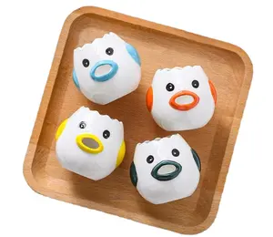 Promotional Gifts For Kitchen Food Grade Chick Shape Ceramic Egg Filter Egg White Yolk Separator