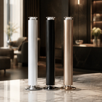 Diffuseur de parfum d'intérieur de luxe avec contrôle par application, en métal, capacité de 100 ml, rechargeable par Type-C, sur pied