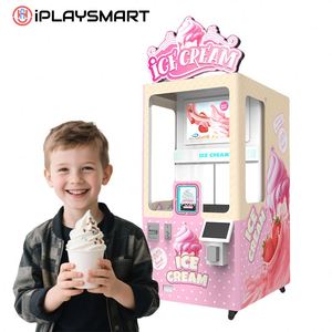 Máquina Expendedora de Helados con Brazo Robótico, Robot Expendedor Automático de Helados Suaves para Parques de Atracciones y Centros Comerciales - Product Image 1