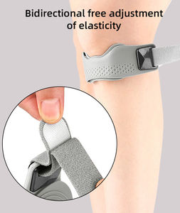 Rodillera Deportiva Ajustable para Correr y Ciclismo con Soporte de Silicona para la Rótula - Product Image 3