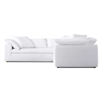Canapés de salon modernes et confortables, ensemble modulable, mobilier d'intérieur avec coussins moelleux en tissu écologique pour hôtel, appartement, maison