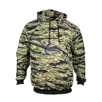 Sweat à capuche en nylon ripstop à rayures tigre tactique de sécurité personnalisé