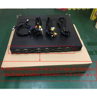 Equipo de radiodifusión 4 8 12 16 20 24 Codificador VGA de TV digital y modulador ATSC ISDBT DTMB DVB-C DVB-T