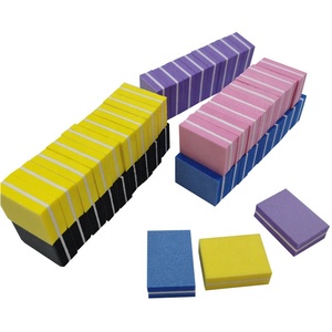 Lime à ongles orange en gros d'usine, bloc de polissage à ongles jetable, mini polissoir à ongles - Product Image 1