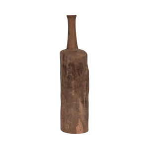 Scultura decorativa in legno a forma di bottiglia per mensola del soggiorno, tavolino da caffè - Product Image 2