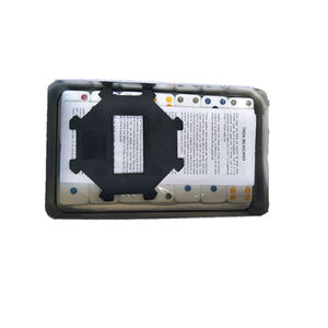 Jeu de dominos double six en écaille de cygne personnalisé pas cher, jeu de dés dans une boîte en étain JUXING D6-5208T - Product Image 2