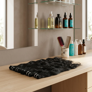 Venta al por mayor de alta calidad Indio cutícula alineada pelo Remy 10A grado recto para cierre mechones máquina doble trama todos - Product Image 4