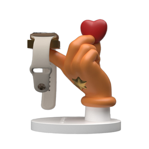 แท่นชาร์จงานฝีมือเรซินสไตล์รัก IWatch8ฐานประดับตกแต่งด้วยประติมากรรมสำหรับ Apple Watch ที่ชาร์จ Apple Watch - Product Image 4