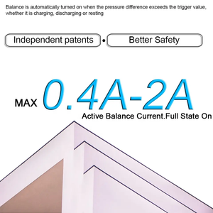 Equilibrio activo inteligente BMS 0.6A, módulo BT integrado, 80A, <span class=keywords><strong>continuo</strong></span>, 160A, pico, 7S-20S, <span class=keywords><strong>mercado</strong></span> de la UE, placa PCB JK 80A, 1 unidad - Product Image 4