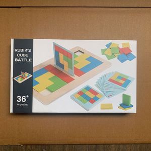 Nuevo tablero de rompecabezas móvil de doble cubo, competencia de inteligencia interactiva para padres e hijos <span class=keywords><strong>contra</strong></span> juguetes de cubo de color Road - Product Image 6