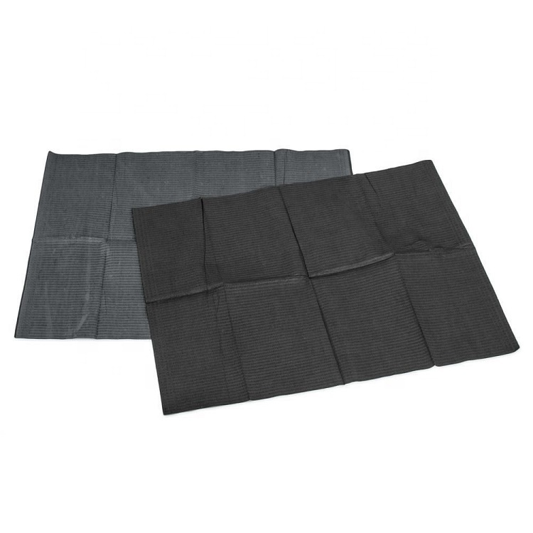 Одноразовые принадлежности для татуировок, настольный чистящий коврик, черные стоматологические нагрудники, нагрудники для татуировок для пациентов