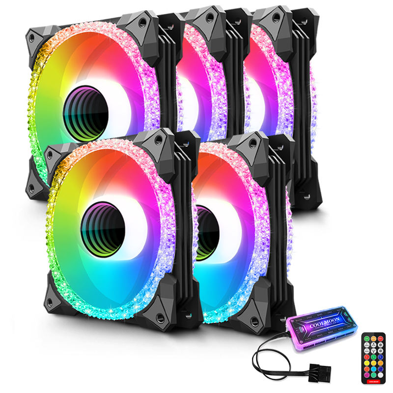 5 * พัดลม + ตัวควบคุม