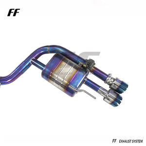 Pour Ford <span class=keywords><strong>Mustang</strong></span> <span class=keywords><strong>GT</strong></span> 5.0L Silencieux Catback de tuyau d'échappement en titane avec vannes électriques - Product Image 5