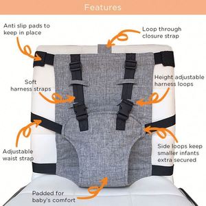 Silla de Auto para Bebé USA Mairun, Silla Alta, Tela Oxford Delgada, Cinturón Ajustable, Protección Básica para Viajes, Correa de Hombro para Bebé - Product Image 6