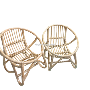 Chaise pour enfant en rotin naturel tressé à la main pour la décoration de fête d'anniversaire, accessoire de photographie bohème pour enfants - Product Image 4