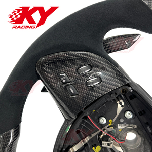 Volante Deportivo Personalizado de Fibra de Carbono con LED e Indicador de RPM para Jaguar XF XFR SC XFR-S Sportbrake XK XKR XKR-S GT - Product Image 2