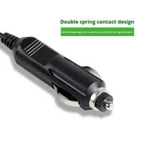 Câble d'alimentation allume-cigare 12V pour chargeur de voiture, pompe à air de voiture et oreiller de massage, avec prise mâle 5521
