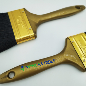 Pinceau de bricolage avec poignée <span class=keywords><strong>TRP</strong></span> Pinceau de peinture en fer blanc avec plaque d'or et support OEM - Product Image 2
