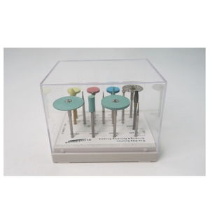 Kit de fraises de meulage et de polissage en zircone pour laboratoire dentaire, polisseurs diamantés pour céramiques - Product Image 5