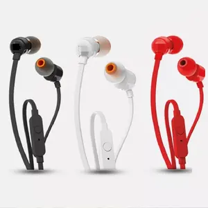 T110 Wired Earphones Music Deep Bass Sports Headset 3.5mm Jack In-line Control Handsfree with Microphone TUNE110