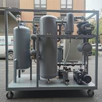 Machine de purification d'huile usagée et d'huile de transformateur 250L/min avec pompe à vide à deux étages