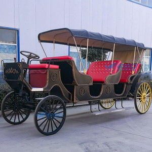 2025 Prix usine OEM Chariot électrique de luxe pour mariages ou visites touristiques, type calèche à chevaux, à vendre - Product Image 1