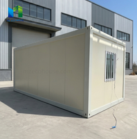 Maison conteneur détachable de 20 pieds, préfabriquée en kit, modulaire, écologique, design moderne, bureau/hôtel/villa, montage facile, faible coût