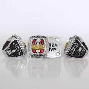 2024 campione del campionato Fantasy <span class=keywords><strong>League</strong></span> (Design Elite) nome personalizzato dell'anello (2 lati personalizzati)-volpe esclusivo FFL Football - Product Image 5