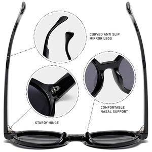 Lmamba 3437 Custom Retro Styles Fashion Round Sunglasses Women Vintage <b>Sun</b> Glasses Men Brand Design Trendy Yellow Black <b>Shades</b> - Product Image 5