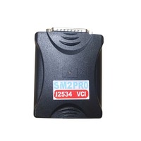 Programador de ECU PCM VCI SM2 PRO J2534 V22122 Transfronterizo con Interfaz USB para Coches OLIVER, Color Negro