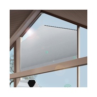 Tissu d'isolation thermique de taille personnalisée, stores irréguliers en nid d'abeille à commande vocale intelligente pour chambres à coucher