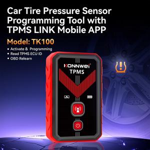 Alat Pemrogram Sensor Tekanan Ban TK100 TPMS untuk Sensor KONNWEI TPMSLINK 433Mhz 315Mhz 95% Mobil - Product Image 6