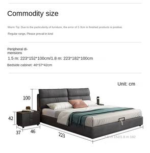 <span class=keywords><strong>Struttura</strong></span> <span class=keywords><strong>Letto</strong></span> Matrimoniale King Moderna di Lusso 160x200 con Contenitore per Arredamento Casa per Camera da <span class=keywords><strong>Letto</strong></span> Padronale o Appartamento - Product Image 3