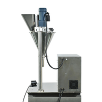 Machine de remplissage semi-automatique à vis sans fin pour poudres, remplisseur de table pour café et épices