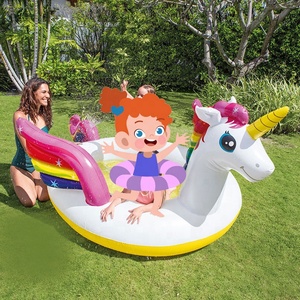 <span class=keywords><strong>Intex</strong></span>-piscina hinchable de colores para niños, piscina hinchable con pulverizador de unicornio místico para bebés, 57441 - Product Image 5