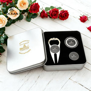Kit cadeau de golf personnalisé direct usine, Outil de réparation de divots vert, Jetons de poker de golf personnalisables, Marqueurs de balle à <span class=keywords><strong>prix</strong></span> bas, Ventes en promotion - Product Image 5
